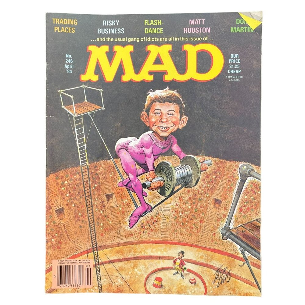 Vintage 1984 MAD Magazine No. 246 Collectible‎ Comedy Satire Comic Book